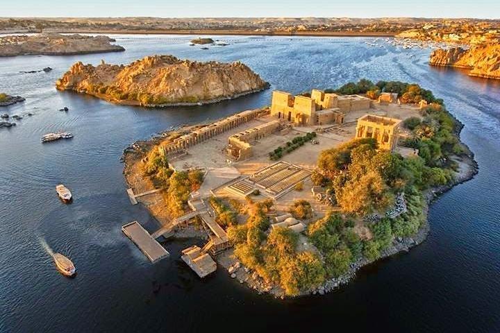 Alta diga del obelisco incompiuto del tempio del phile di giro di giorno completo di Aswan