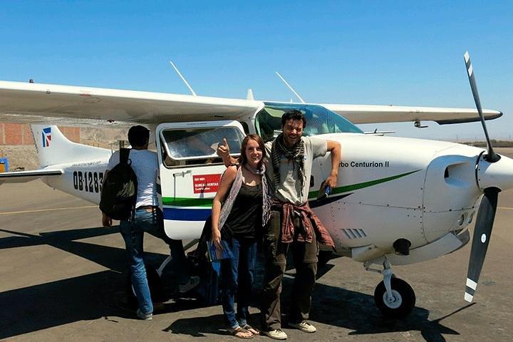 Overflyvning Nazca Lines ,Trip Cantalloc Aqueduct, Keramik: NASCA