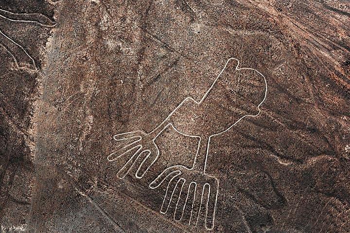 Overflyvning Nazca Lines ,Trip Cantalloc Aqueduct, Keramik: NASCA