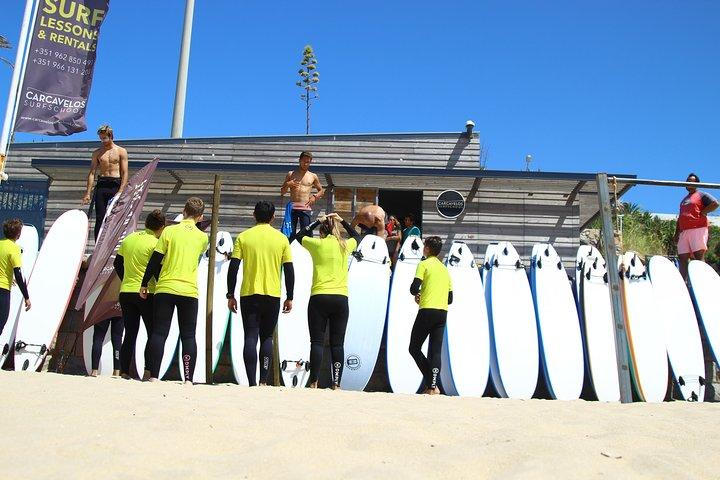Surfles op Praia de Carcavelos