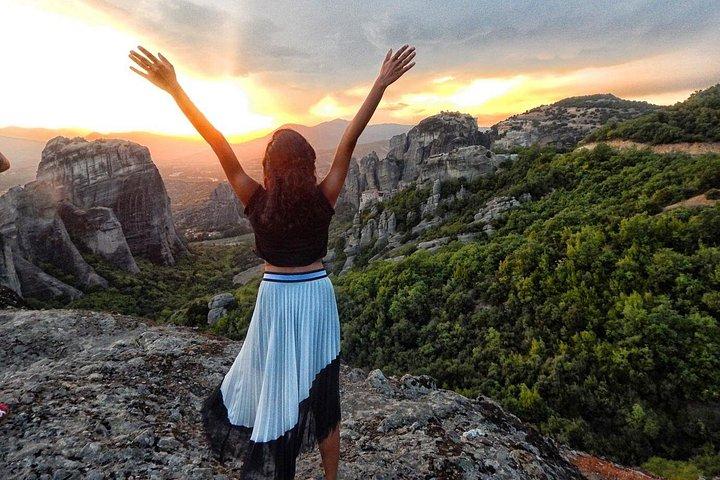 Majestic Sunset Meteora Tour mit lokalem Guide
