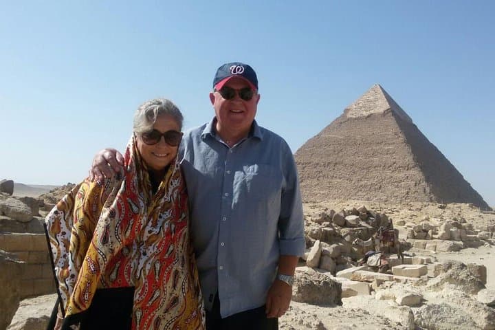 Private tour to Giza pyramids and Sphinx including sunrise camel ride