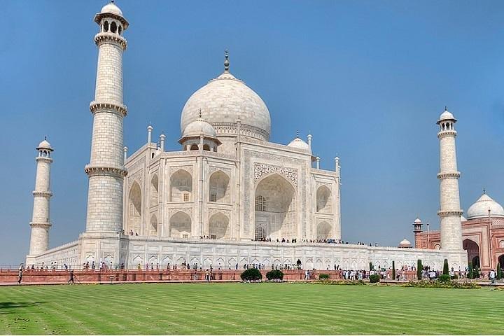 Taj Mahal og Agra Fort fra Delhi