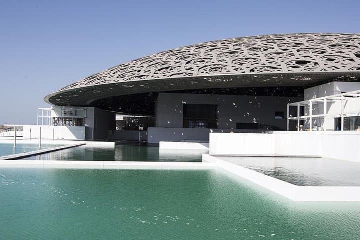 Full Day Abu Dhabi Tour with Grand Mosque & Louvre Museum Tickets