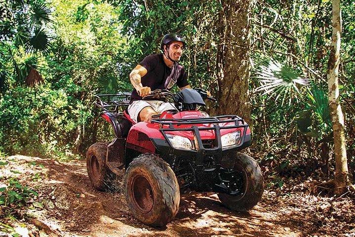 カンクンでの5-in-1アドベンチャー:ATV、Ziplines、スピードボート、スノーケル、シーノートスイム