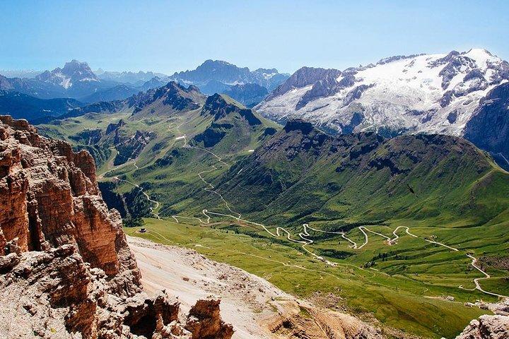 From Bolzano: Private Day Tour by car: The Great Dolomites Road