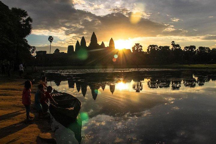 Privat endags tuktuk 'lille tur' til de ældste Angkor-templer
