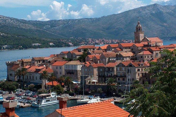 Excursion d'une journée à Korčula et Pelješac avec dégustation de vin