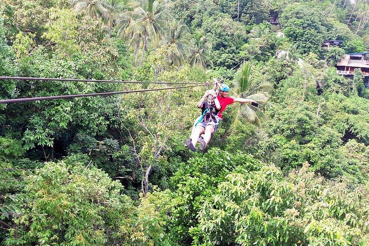 Lamai Viewpoint Zip lining with Cable Car and Panoramic View