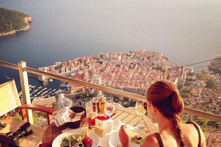 Visite en selfie (panorama de Dubrovnik)