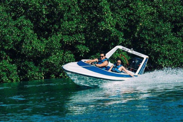 Tour en barco por Cancún con transporte