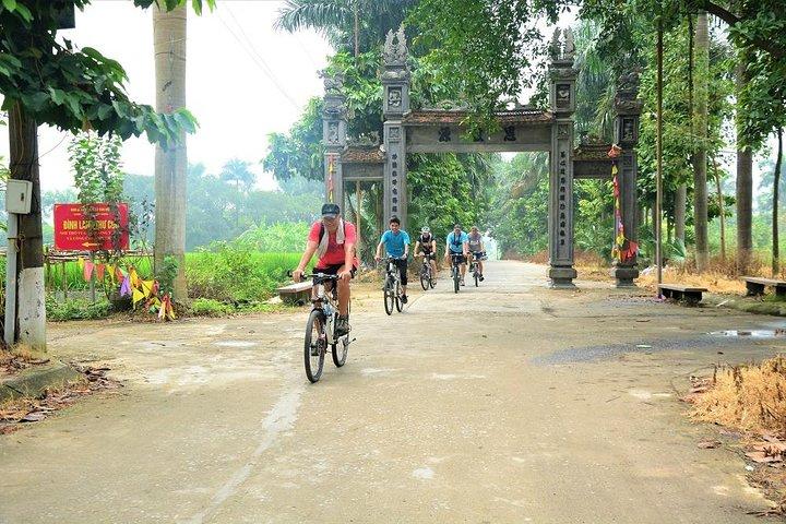 Fahrradtouren Hanoi: Ganztägige Fahrradtour durch die Landschaft von Hanoi