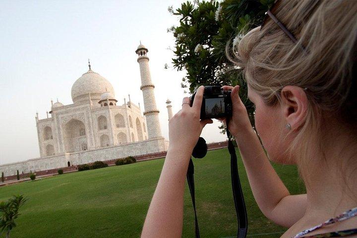 Dagstur til Taj Mahal & Agra Fort fra Delhi med bil