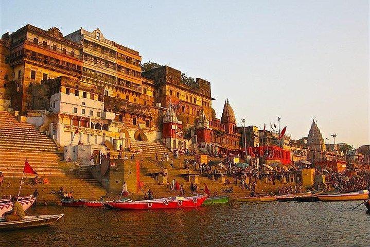 Tour a pie de medio día de Varanasi