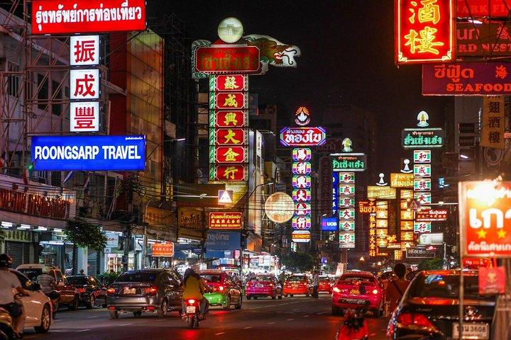 Bangkok: Chinatown mágica à noite com um anfitrião local