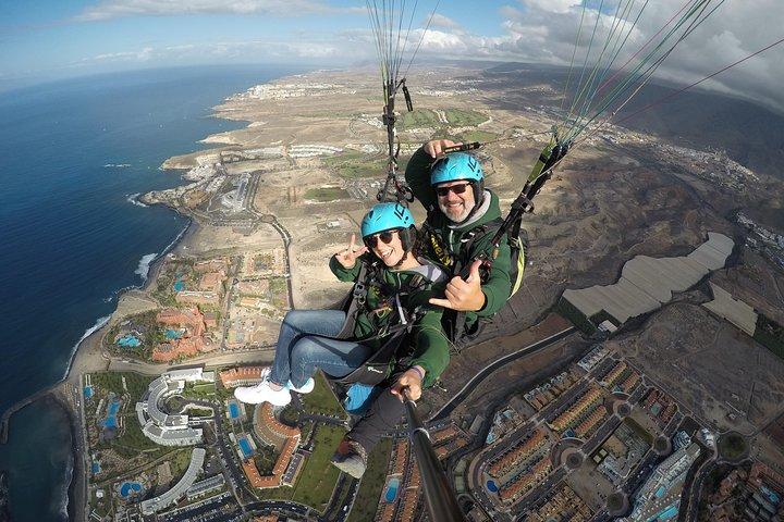 Paragliding Tandem Flight over Costa Adeje with FREE Pick-Up