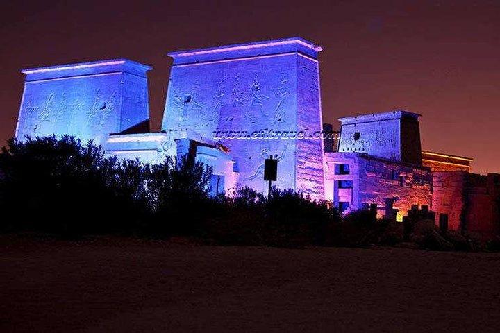 Philae Temple Aswanのサウンド・ライト・ショー