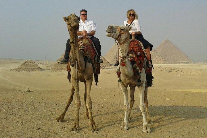 Full Day Tour To Giza pyramids,Sakkara pyramids&Memphis,Include Camel ride&Lunch