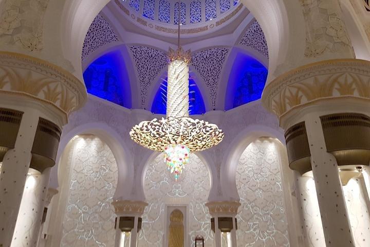Excursion d'une journée complète de Dubaï à Abu Dhabi avec la Grande Mosquée