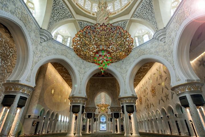 Excursion d'une journée complète de Dubaï à Abu Dhabi avec la Grande Mosquée