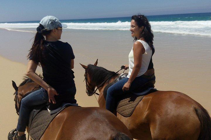 Passeio a cavalo na região praiana de Lisboa