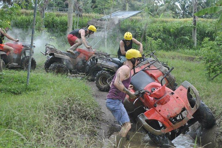 Bali ATV combinado com lago Mumbul e floresta de macacos Sangeh