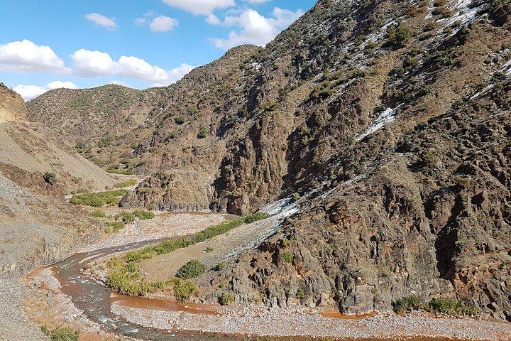 マラケシュからのガイド付きハイキングやランチを含むImlil Valleyへのプライベートツアー
