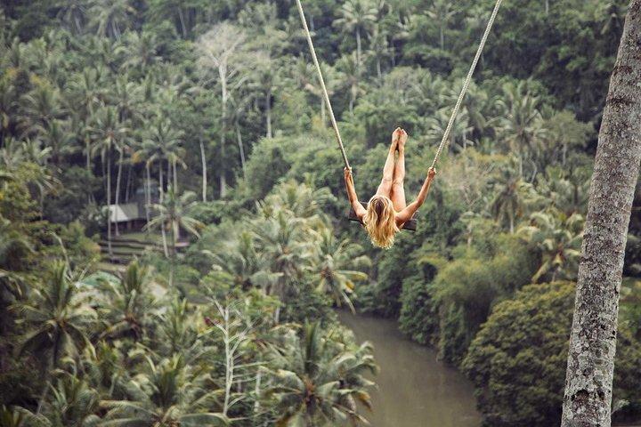 Private Bali-Tour: Das Beste von Ubud und Blick auf den Vulkan mit Dschungelschaukel