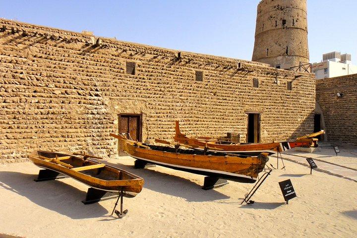 Gamla Dubai Gold Souk och vattentaxi