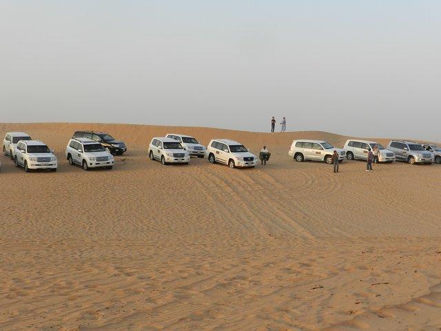 Desert Safari in a 4 x 4 with Sand Ski and Camel Ride from Dubai