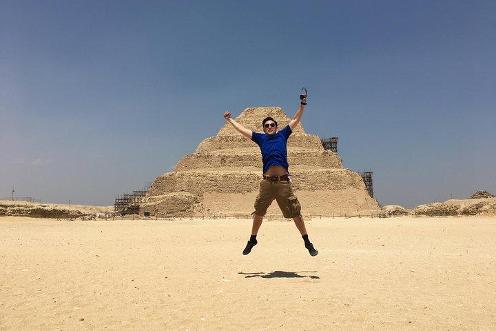 Tour di posa a Giza Pyramids Sphinx Memphis City e Saqqara Pyramid