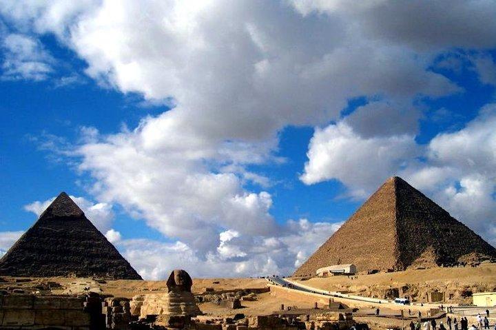 Excursion d'une journée complète aux pyramides de Gizeh, au Sphinx et à Sakkara