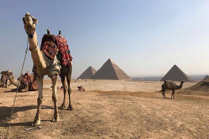 Giza Pyramids Halbtages Private Tour mit Kamelritt