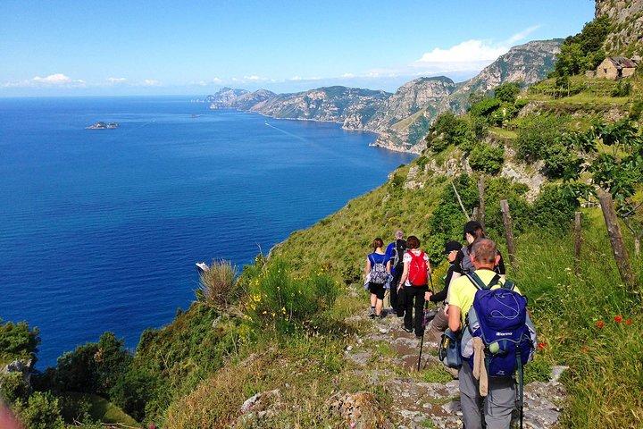 Caminho Privado de Meio Dia na Costa Amalfitana Caminhada dos Deuses com Almoço