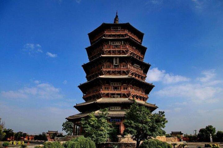 Datong Highlights Sightseeing: Hängendes Kloster und hölzerne Pagode