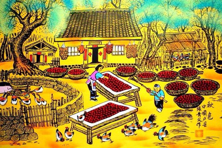 Visite culturelle de Huxian et découverte de peintures paysannes de Xi'an