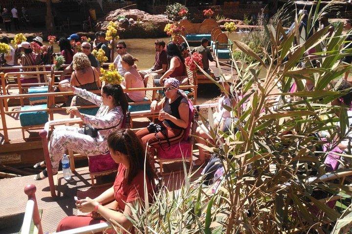 Excursão de um dia guiada pelas Cataratas de Ouzoud a partir de Marrakech com passeio de barco