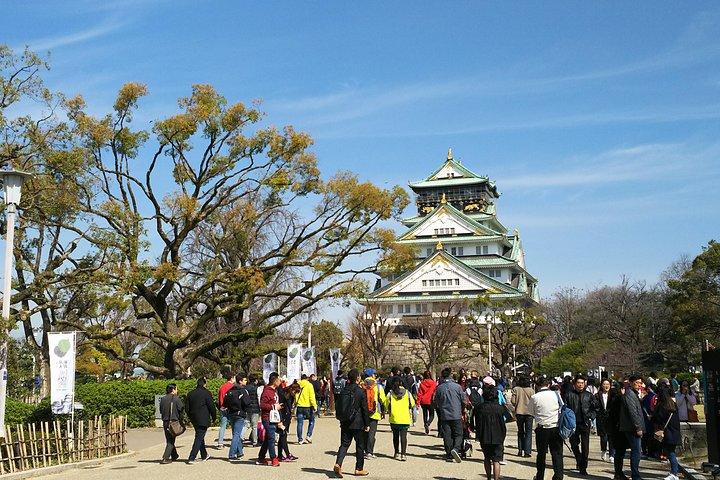 Visite à pied animée d'une journée du château d'Osaka et de Dotonbori