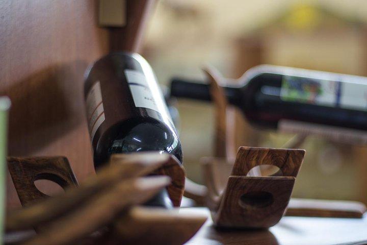 Dégustation de vin et d'huile d'olive