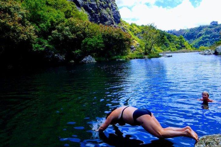 Tour Sky to Sea: escursionismo a Tamarind Falls e 4 spiagge del nord