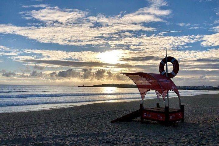 Strandtag mit Mittagessen.