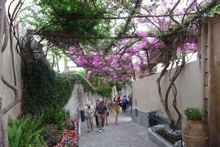 Amalfiküste Positano und Smaragdgrotte vom Kreuzfahrthafen Neapel