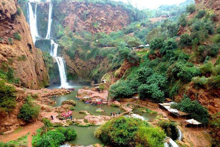 Gita guidata alle cascate di Ouzoud con tour in barca
