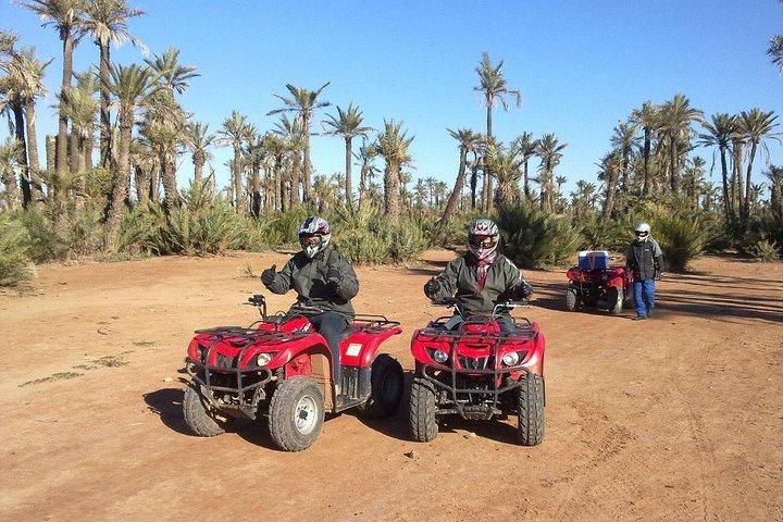Top Aktiviteter: Quad Bike Tour Fra Marrakech til Agafay Desert eller Palm Grove