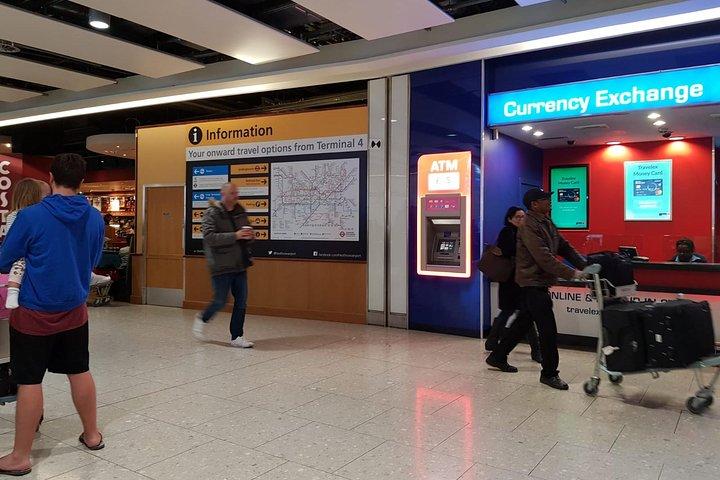 ガトウィックからロンドン市内のホテルまでの乗り合いシャトルサービス