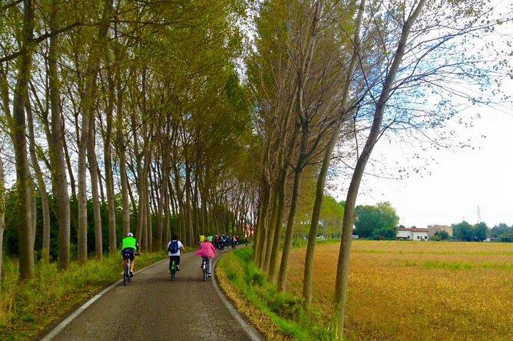 Excursão de bicicleta pelo campo em Veneza