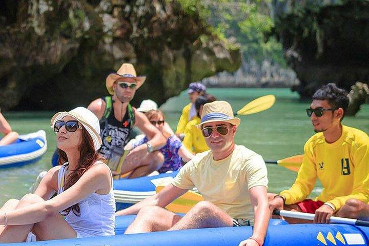 Phuket a James Bond Island : tour in barca a lunga coda con canoa da mare