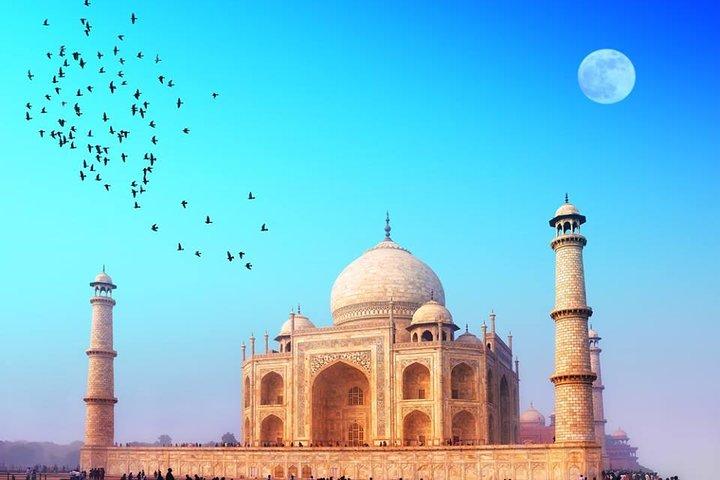 Viaggio privato: tour di un'intera giornata di Agra con Taj Mahal, il Forte di Agra e Fatehpur Sikri