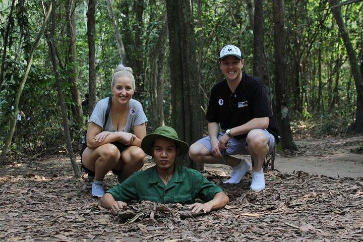Private Cu Chi Tunnels en Ho Chi Minh City Hoogtepunten van de haven van Hiep Phuoc