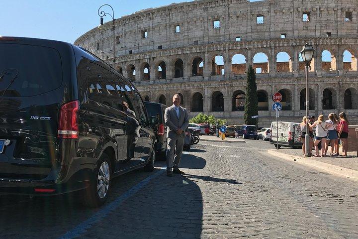 Visite de Rome avec guide en voiture